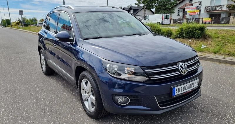 Volkswagen Tiguan cena 54900 przebieg: 229000, rok produkcji 2014 z Jedlicze małe 254